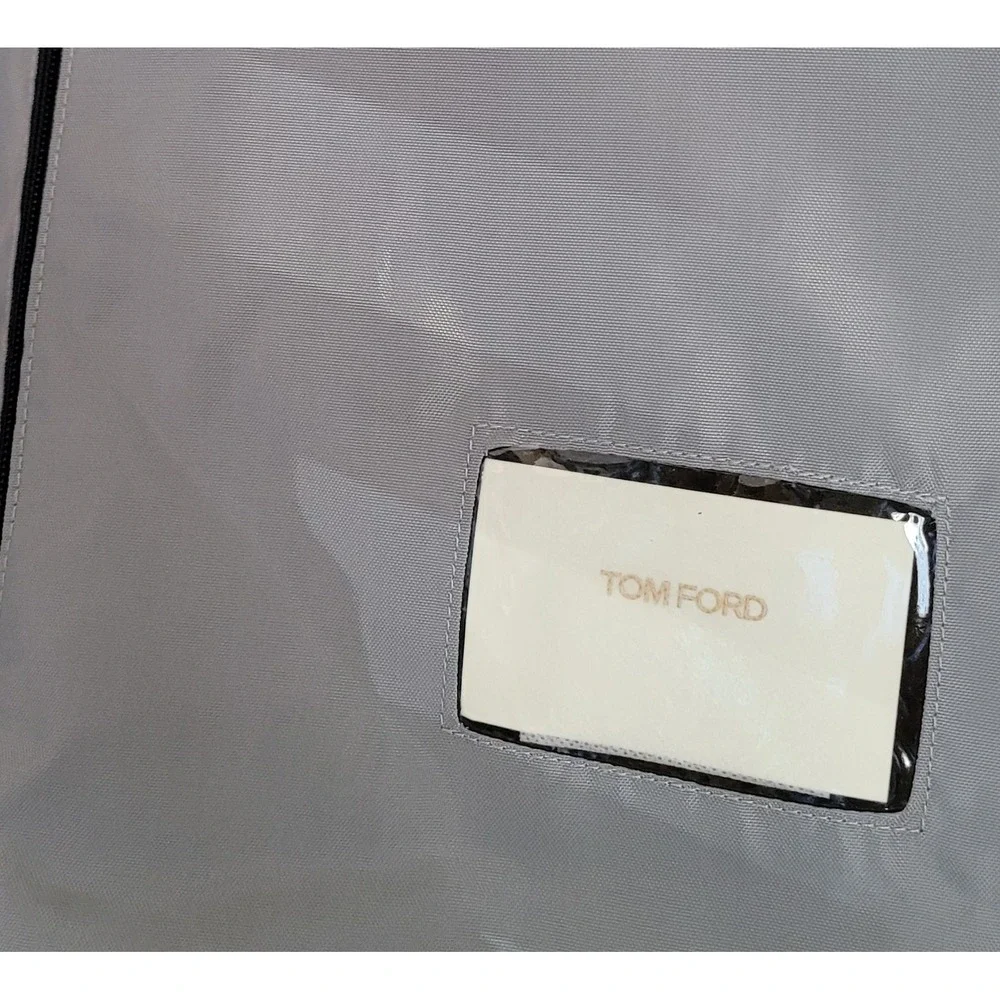 Tom Ford Garment Bag Gray Nylon Travel Suit Carrier Travel Bag 35 x 19 x3 inches
